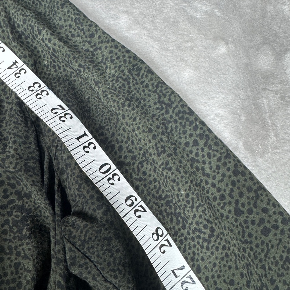 Rails Jasmine Olive Speckled Tiered Button Front … - image 6